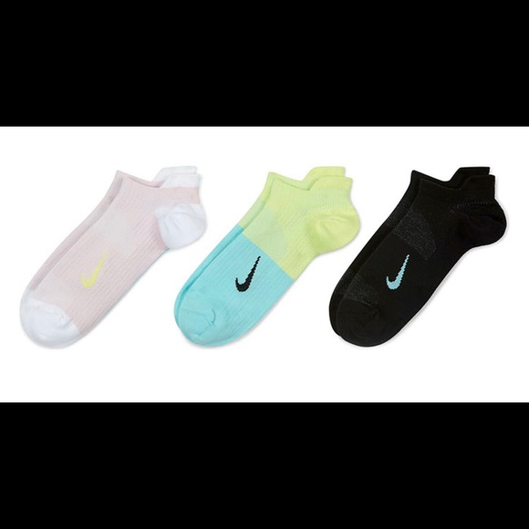 Nike Women's Everyday Plus Lightweight No-Show Socks 3 Pack - Picture 6 of 6